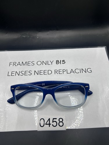 Ray-Ban RB 1528 3581 Eyeglasses Frame Kids Blue Full Rim Square 48-16-130