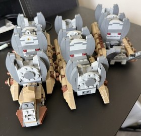 Lego Star Wars 75086 Battle Droid Troop Carrier And Two Other Droid Carriers
