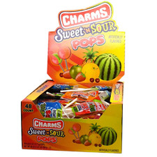 Pops, in 5 Assorted Sweet/Sour Flavors, 0.6 Ounce (Pack of 48)