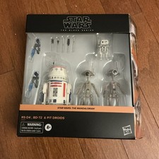 STAR WARS BLACK SERIES - THE MANDALORIAN - R5-D4 BD-72 & PIT DROIDS