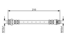 Flexible de frein Peugeot 3008