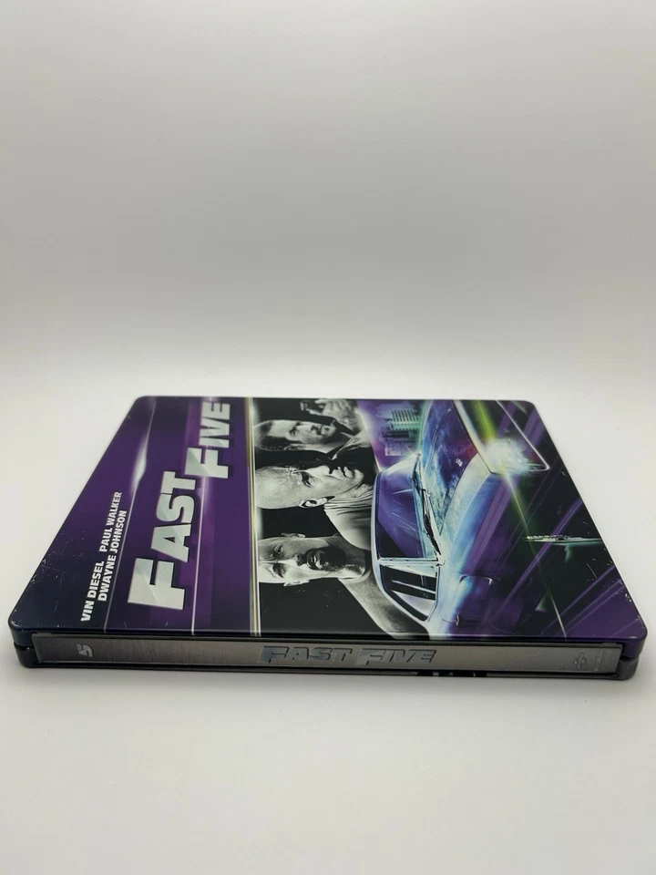 Fast Five Steelbook Blu-Ray DVD Best Buy Exclusive Rare OOP Fast And Furious Foto 3 de 4