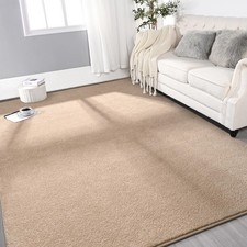 Large Ultra Soft Modern Area Rugs for Living Room Bedroom, 6x9 Feet Beige Thi...