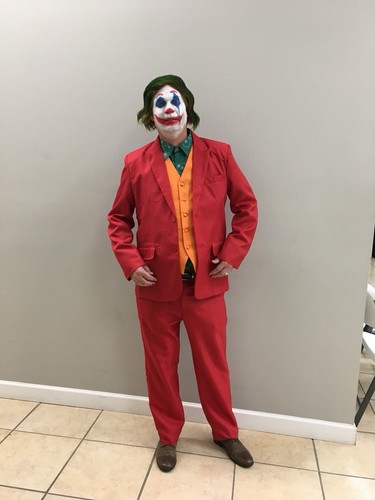 Costumes- Joker, Willy Wonka, Colonel Sanders