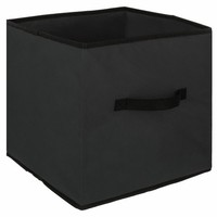 5Five Simply Smart Aufbewahrungskorb Mix N Modul Lane Schwarz, 31 X 31 Cm