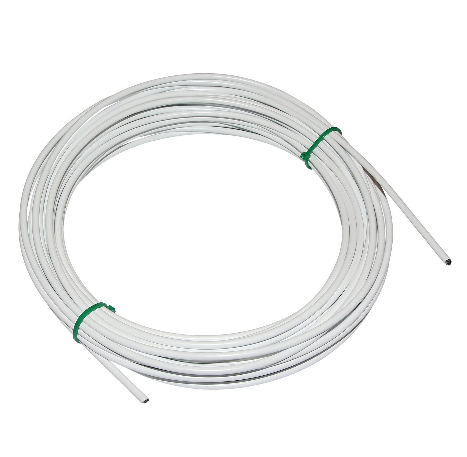 Gaine dérailleur 4mm Fibrax blanche anti-compression pour rénovation câblage vélo