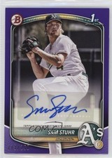 2025 Bowman Paper Prospect Retail Purple /250 Sam Stuhr #BPA-SS Auto 03j5