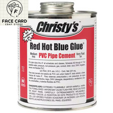 8 Fl. Oz. Red Hot Blue Glue PVC Pipe Cement