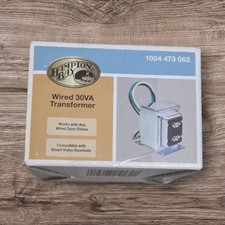 Wired 16VAC/30VA Doorbell Transformer, Compatible with all Video Doorbells