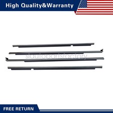 For Toyota Corolla 1995-2002 4x Outer Door Belt Molding Weatherstrip