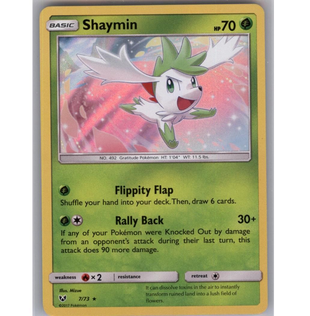 Shaymin Holo Holo Rare Shining Legends 7/73 NM