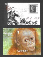 Guernsey 2014 - 2015 MNH 5 MS s (See Below for Details)