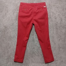 Polo Ralph Lauren Pants Mens 33x30 Nan Tucket Red Bedford Slim Fit Chino Twill