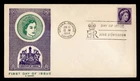 DR WHO 1954 CANADA FDC QEII C GEORGE CACHET M74804