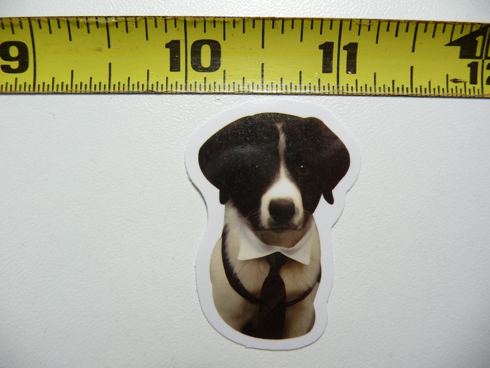 Cute Funny Dog Sticker Decal Dressy Tie Small Pet Accessory AX149  