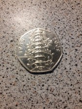 kew gardens 50p genuine 2009 circulated coin