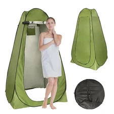 Pop Up Shower Tent Outdoor: Portable Camping Privacy Shower Tent with Carry B...
