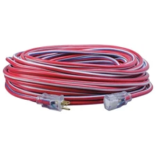 SOUTHWIRE 2549SWUSA1 PK 4 Extension Cord,12 AWG,125VAC,100 ft. L 55CW51