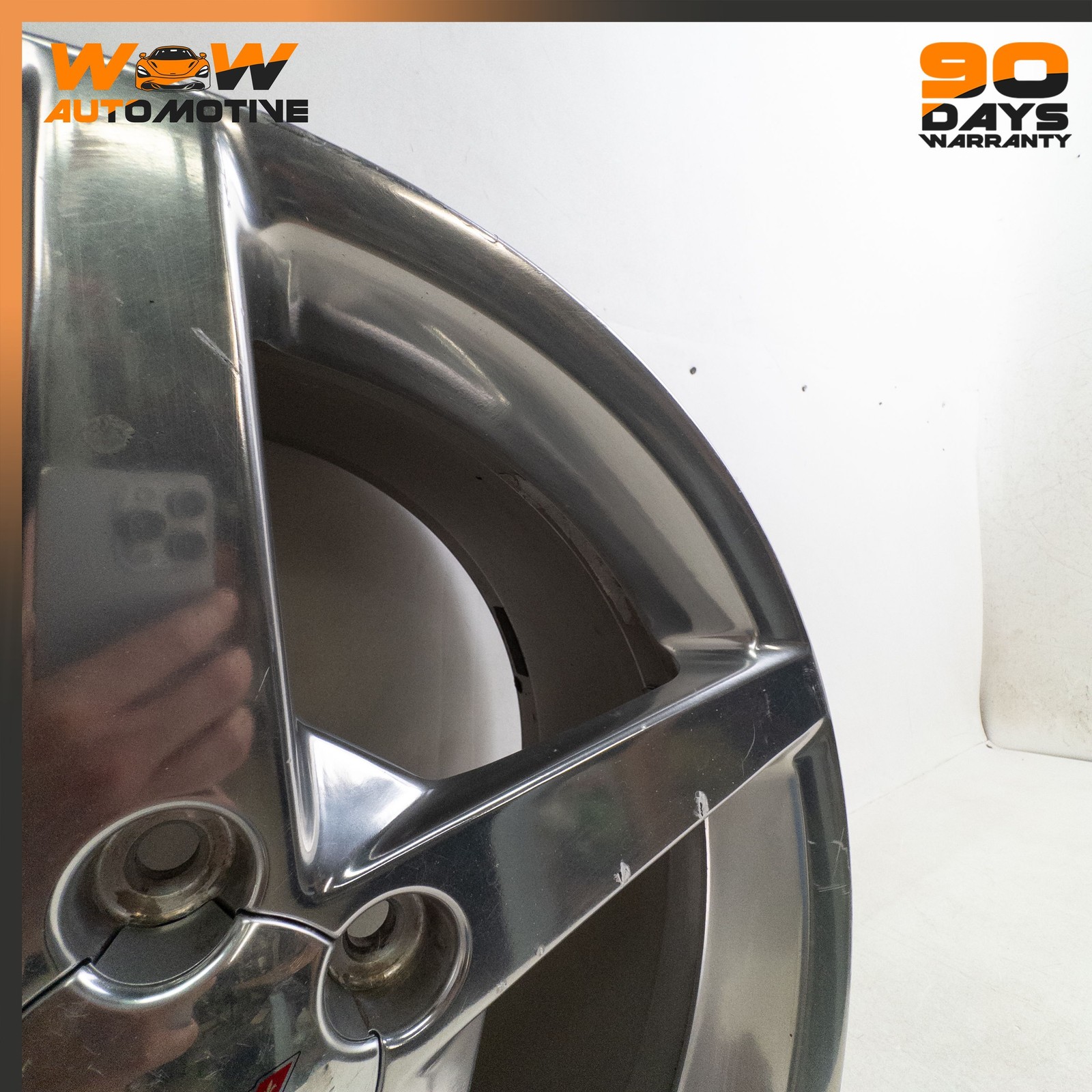 06-10 CHEVROLET CORVETTE C6 19 X 10J REAR WHEEL RIM ASSEMBLY CHROME OEM  