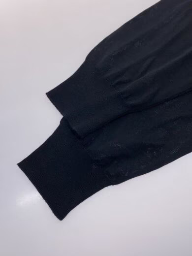 PRADA 24SS Virgin Wool Cardigan (Lightweight) Size 38 Wool Black DNA00S thumbnail 6
