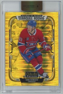 2025 26 O Pee Chee Platinum Marquee Rookie Seismic Gold /50 Ivan Demidov Rookie