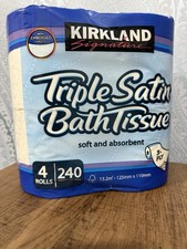 Kirkland Signature Soft & Absorbent Triple Satin Premium Bath Toilet Tissue Pape