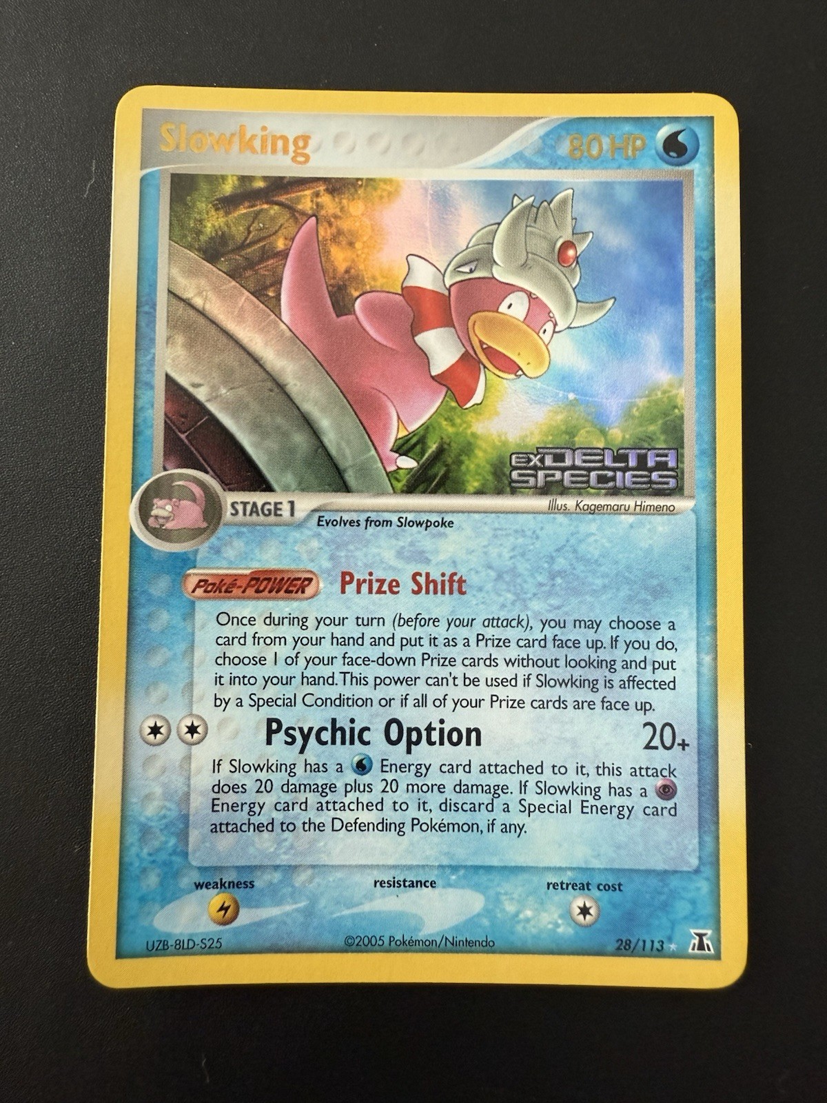 Pokemon TCG  EX Delta Species Slowking 28/113 Stamped Reverse Holo Near Mint