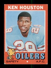 1971 TOPPS FOOTBALL #113 KEN HOUSTON ROOKIE RC HOUSTON OILERS