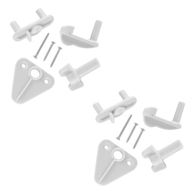 2stk Pontoon Boot Tor Verriegelung Kit Kunststoff Marine Sicherheit Tür Kit