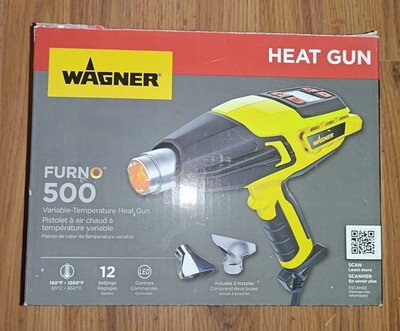 WAGNER Furno 500 Variable-Temperature Heat Gun 150°F 1200°F Yellow