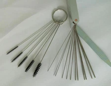 18pcs Carburetor Carbon Dirt Jet Remove Clean Needles Brushes Tool Kits 1 Set