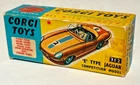 Vintage Corgi Toys E Type Jaguar Car Competition Model Car #312 BOX ONLY 1960's