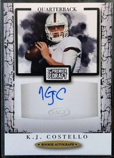 2021 Sage Premier Draft K.J. Costello RC Auto #A89 Mississippi State New Orleans