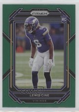 2022 Panini Prizm Rookies Green Prizm Lewis Cine #380 1fi7