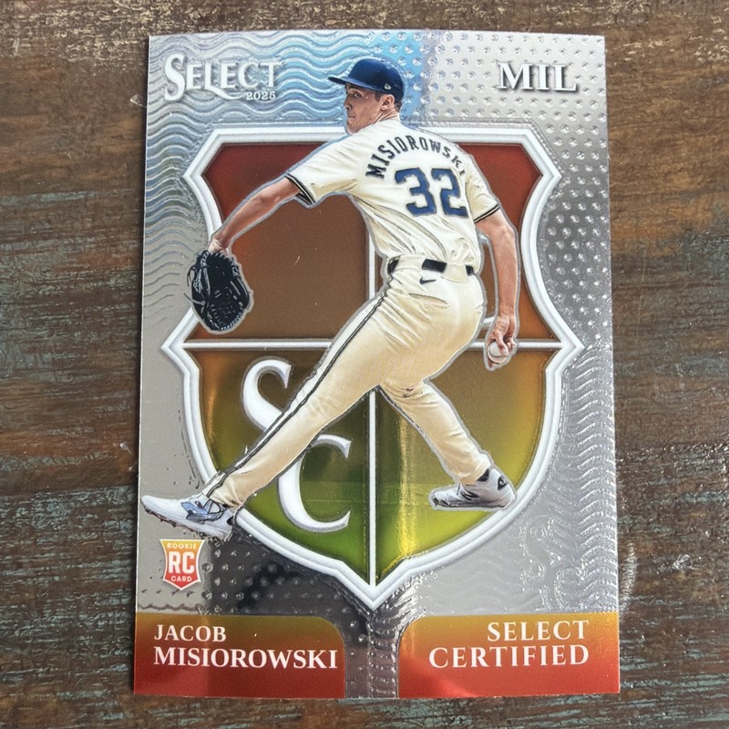 2025 Panini Select - Lot Of (12) Cards - Misiorowski, Crews, Made, Baker Auto