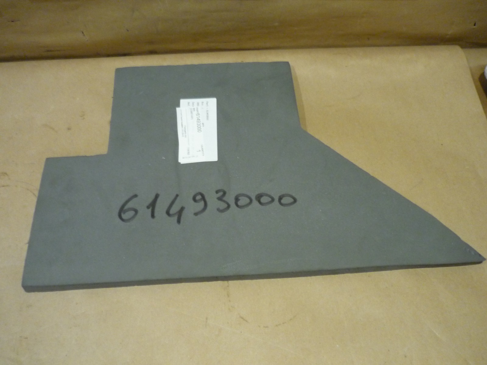 Ferrari Testarossa - LH Front Sound Insulation LHD (NEW) - P/N 61493000