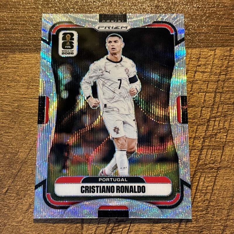 2026 Panini Prizm FIFA World Cup Cristiano Ronaldo #367 Portugal Wave #367
