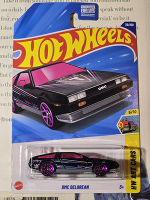 Hot Wheels 36/250 HW Art Cars DMC Delorean 2025