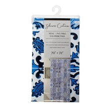 Classic PEVA Shower Curtain 70"x72" – PVC Free, Water-Resistant, Eco-Friendly