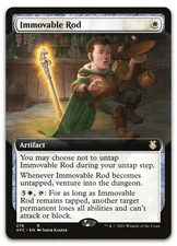 Immovable Rod (Extended Art) #276 (NM) Forgotten Realms AFC Magic MTG