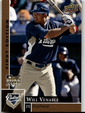 Will Venable 2009 Upper Deck First Edition Baseball San Diego Padres