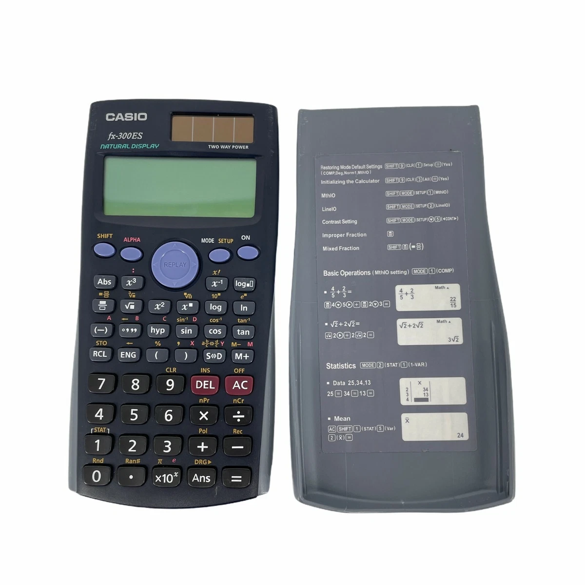 Casio fx 300ES Natural Display Student Scientific Calculator eBay