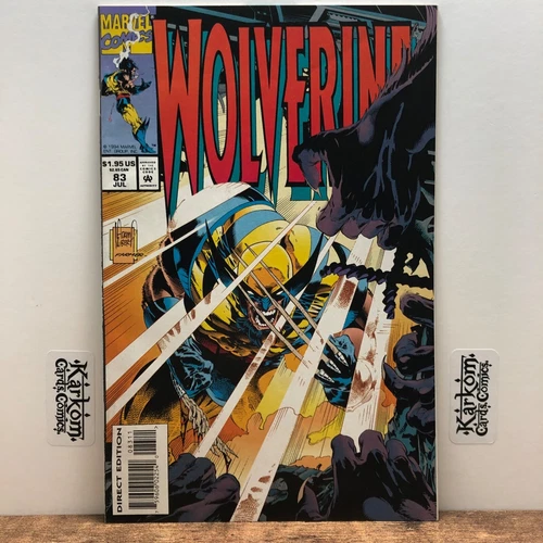 Wolverine Vol 2  83 Marvel Larry Hama Adam Kubert cover