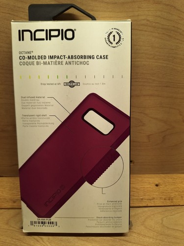Incipio Octane Shock-Absorbing Co-Molded Case for Samsung Galaxy Note8 - Plum - Picture 2 of 3
