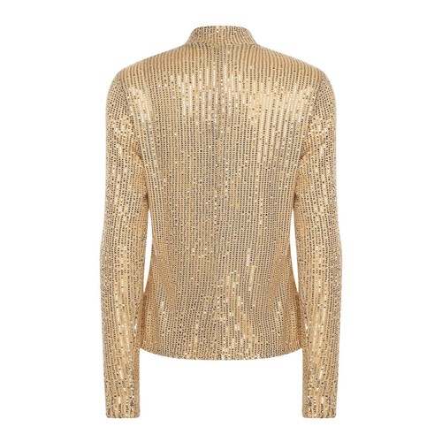 Frauen Mantel Cardigan Jacken Pailletten Blazer Bomber Langarm Hochzeit Formal - Bild 11 von 43
