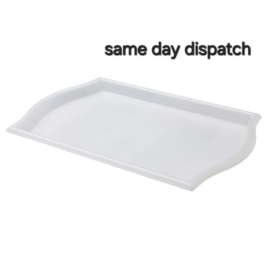 2 x IKEA SMULA Tray, Transparent Receptacle For Serving Food/tea/drinks snacks - Image 2 of 4