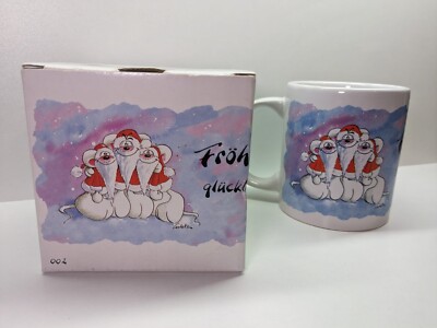 Diddl Weihnachtstasse Weihnachten X-MAS NEU Becher OVP Mug Tasse Depeche Sammler
