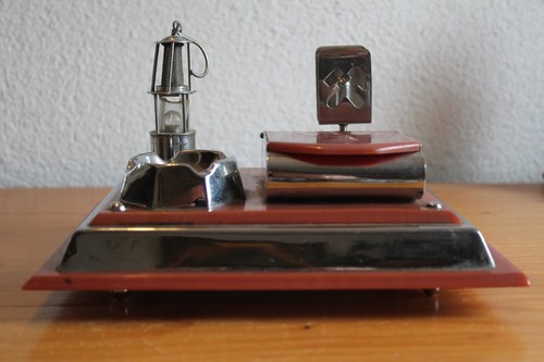 Vecchio set fumo minerario cenere sigari - Foto 2 di 9