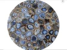 2' Marble Table Top Coffee center corner Inlay agate Decor home antique k37