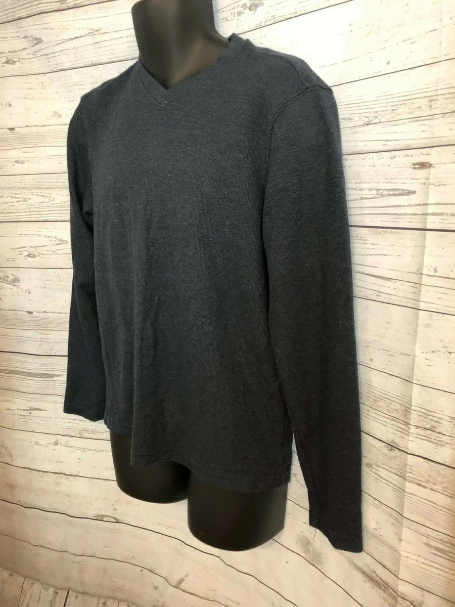 Faded Glory Men s Long Sleeve Waffle Knit Thermal V Neck Shirt
